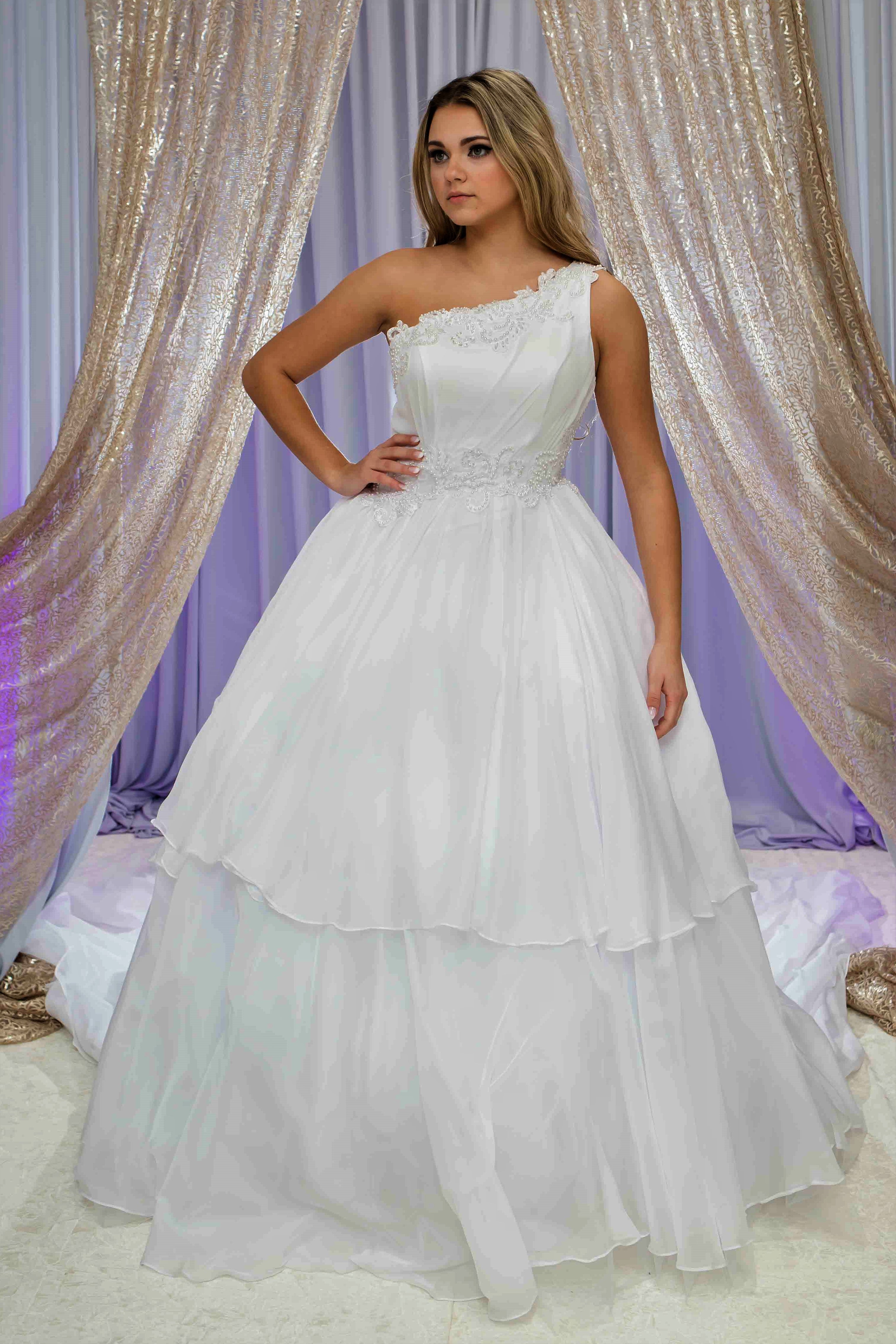 Greek Chiffon Wedding Dress